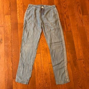 Matilda Jane chambray joggers